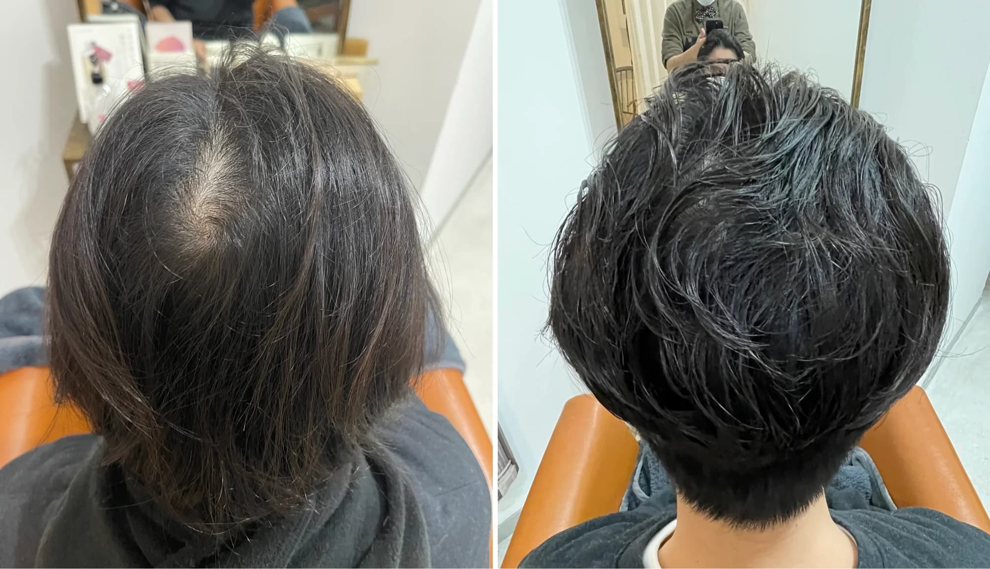 3D増毛エクステのビフォーアフター